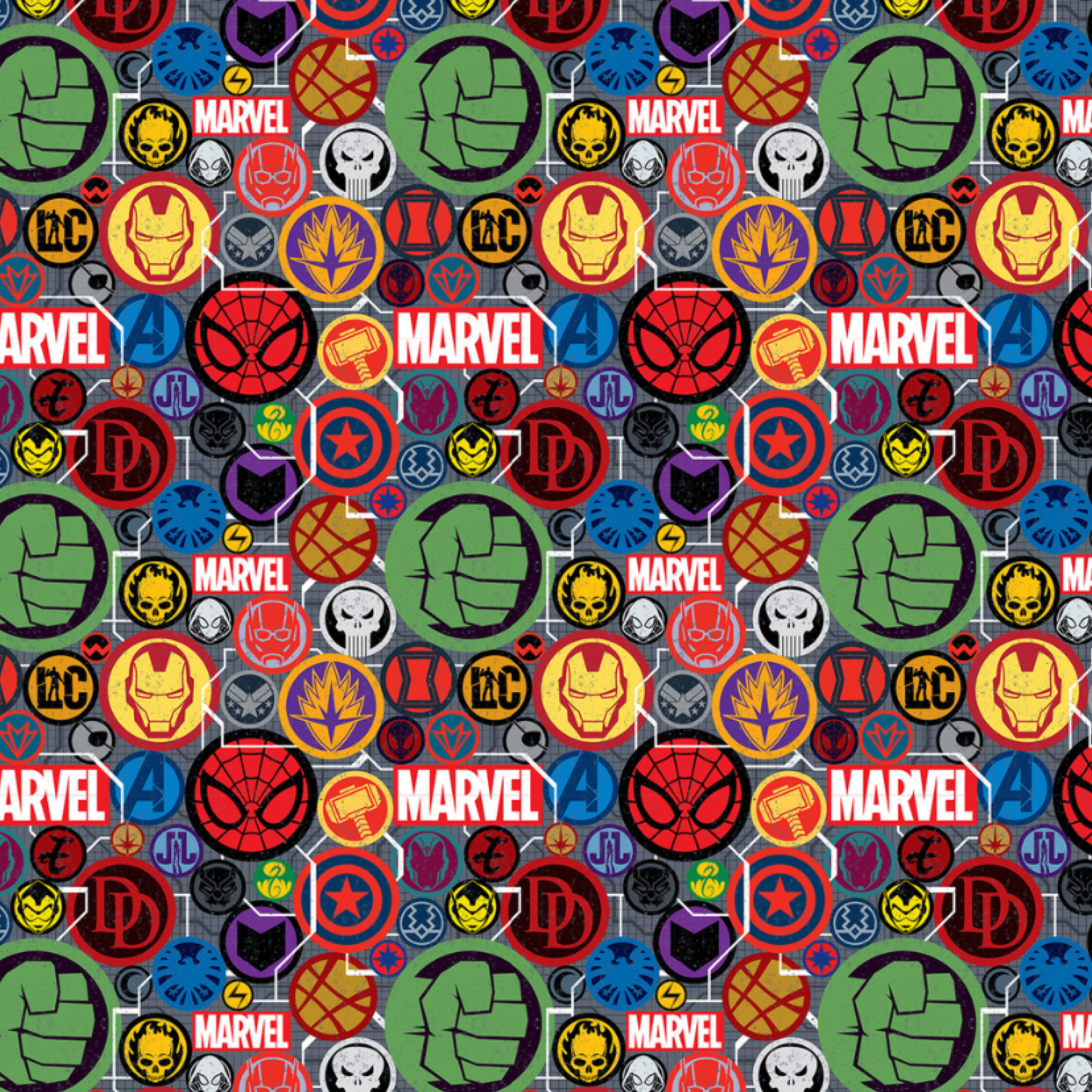 Marvel superheroes vinyl scooter wrap for Micro Mini and Micro Maxi kids scooters by ScooterSkin Brooklyn