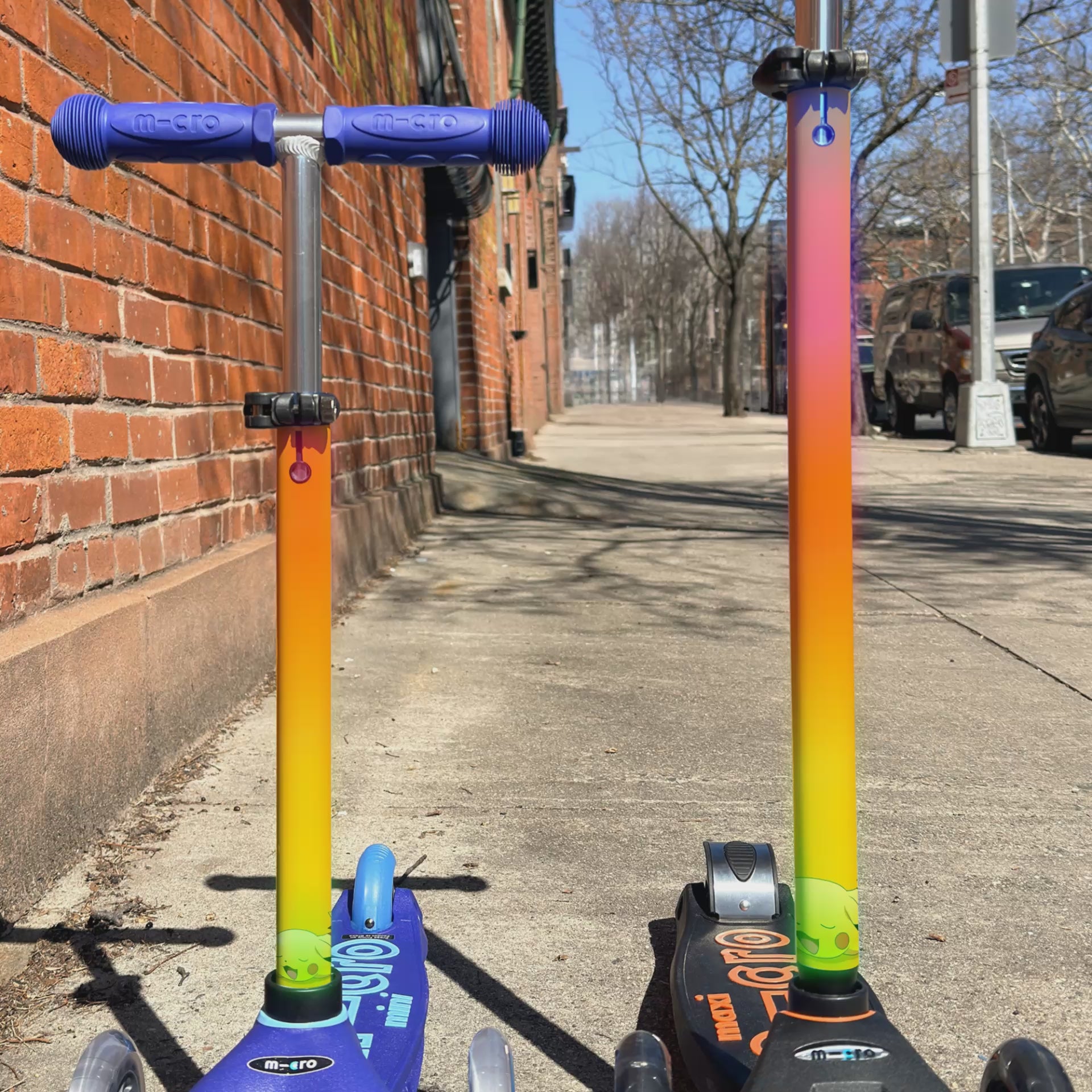 Pikachu Pokemon vinyl scooter wrap for Micro Mini and Micro Maxi kids scooters by ScooterSkin Brooklyn